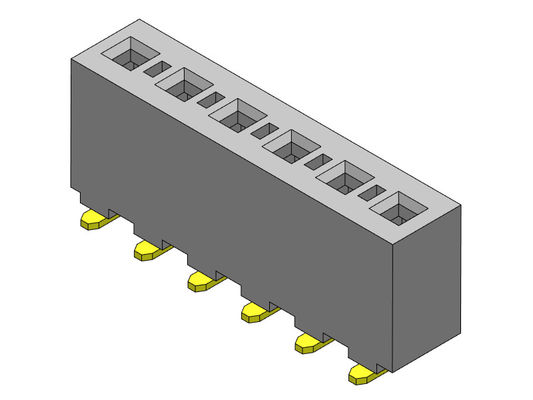 συνδετήρας 2*2PIN επιγραφών PCB υπόλοιπου κόσμου SMT 3.96mm διπλός σε 2*24PIN Χ 8.89mm
