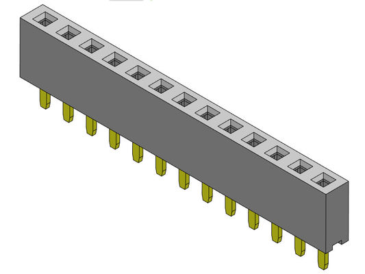 ενιαίος συνδετήρας 1*2PIN τύπων εμβύθισης υπόλοιπου κόσμου συνδετήρων επιγραφών PCB 2.54mm σε 1*40PIN