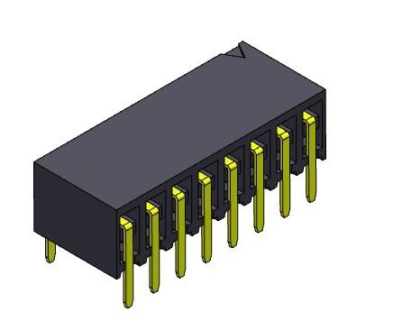 2*2PIN στο συνδετήρα 2.54mm επιγραφών PCB 2*40PIN διπλός ΤΎΠΟΣ εμβύθισης εισόδων υπόλοιπου κόσμου