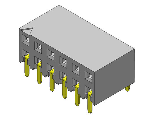 2*2PIN στο συνδετήρα 2.54mm επιγραφών PCB 2*40PIN διπλός ΤΎΠΟΣ εμβύθισης εισόδων υπόλοιπου κόσμου