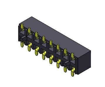 Θηλυκός συνδετήρας 2.54mm επιγραφών διπλός ΤΎΠΟΣ υπόλοιπου κόσμου SMT - 2 *2PIN σε 2*40PIN H=5.00mm
