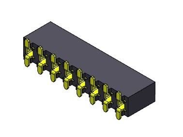 συνδετήρας 2*2PIN επιγραφών PCB υπόλοιπου κόσμου SMT 3.96mm διπλός σε 2*24PIN Χ 8.89mm