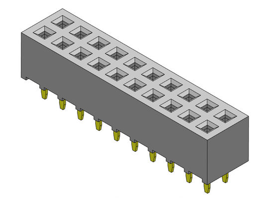 2*2PIN στο συνδετήρα 2.00mm επιγραφών PCB 2*40PIN διπλός ΤΎΠΟΣ εμβύθισης υπόλοιπου κόσμου