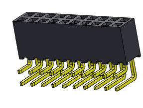 2*2PIN στους συνδετήρες 2.00mm εμβύθισης 2*40PIN διπλός ΤΎΠΟΣ εμβύθισης υπόλοιπου κόσμου R/A