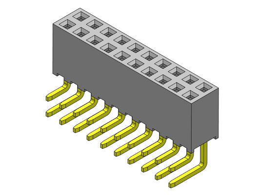 2*2PIN στους συνδετήρες 2.00mm εμβύθισης 2*40PIN διπλός ΤΎΠΟΣ εμβύθισης υπόλοιπου κόσμου R/A