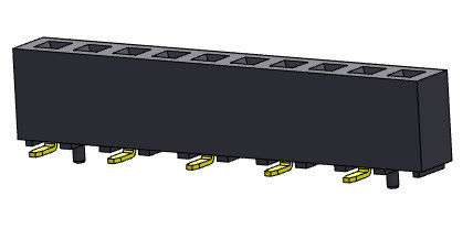 συνδετήρας 1*2PIN επιγραφών PCB ΤΎΠΩΝ υπόλοιπου κόσμου SMT 2.00mm ενιαίος σε 1*40PIN H=4.30mm