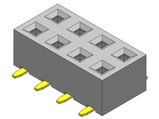 2*2PIN στην επιφάνεια συνδετήρων επιγραφών PCB 2*40PIN τοποθετήστε τη θηλυκή επιγραφή 2.00mm