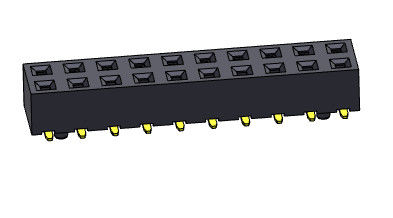 2*2PIN στην επιφάνεια συνδετήρων επιγραφών PCB 2*40PIN τοποθετήστε τη θηλυκή επιγραφή 2.00mm