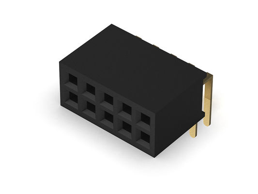 Θηλυκός συνδετήρας 1.27mm επιγραφών διπλός τύπος υπόλοιπου κόσμου R/A - 2 *3PIN σε 2*50PIN H=4.40mm
