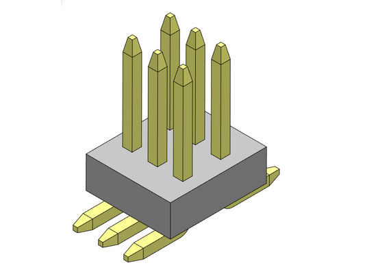 Πίσσα 0.8*1.2mm 2*3PIN στο θηλυκό συνδετήρα 0.8mm επιγραφών καρφιτσών 2*50PIN διπλός υπόλοιπος κόσμος