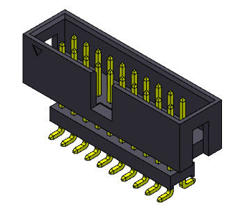 2*3-2*32Pin επιγραφή 2.54mm παραθύρων διπλός ανυψωμένος υπόλοιπος κόσμος τύπος εμβύθισης SMT