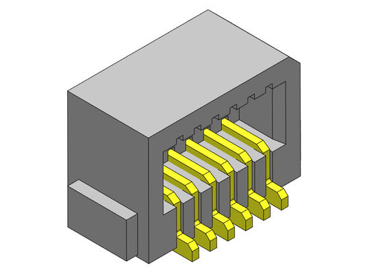 Δευτερεύουσα πίσσα 0.80mm 10-60Pin UL94V0 PA69T συνδετήρων εισόδων SMT πίνακας στον πίνακα