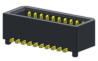 πίνακας 08-50Pin SMT για να επιβιβαστεί στην πίσσα 0.80mm UL94V0 PA69T συνδετήρων