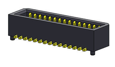 πίνακας 08-50Pin SMT για να επιβιβαστεί στην πίσσα 0.80mm UL94V0 PA69T συνδετήρων