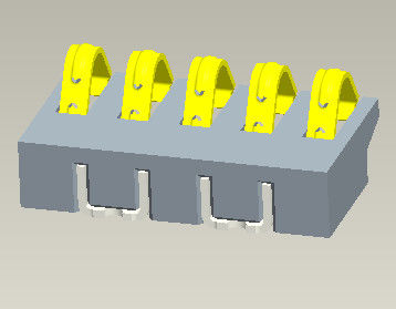 Η πίσσα 1.6mm συνδετήρας τύπων Smt για συνδέει τις αποσπάσιμες μπαταρίες με τους γόμφους