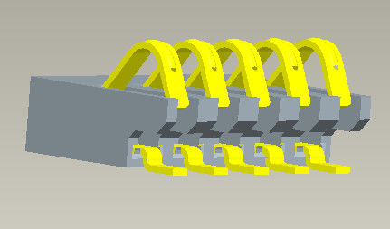 Πίσσα 1.27mm SGS καρφιτσών συνδετήρων καρφιτσών μπαταριών 2-6 πιστοποιητικό ΠΡΟΣΙΤΌΤΗΤΑΣ