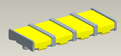 5.0AMP πίσσα 4.00mm θηλυκός SMT μπαταριών μετα τύπος συνδετήρων με τους γόμφους