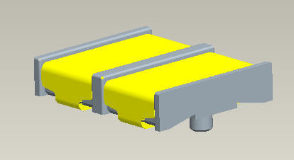 5.0AMP πίσσα 4.00mm θηλυκός SMT μπαταριών μετα τύπος συνδετήρων με τους γόμφους