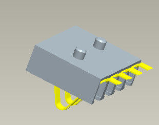 Πίσσα 2.5mm συνδετήρας Χ 3.0mm μπαταρία 4 φορτιστών μπαταριών τύπος συνδετήρων καρφιτσών SMT