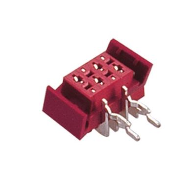 Συνδετήρας 1.27mm*1.5mm τύπων εμβύθισης δοχείων PCB θηλυκή σωστή γωνία
