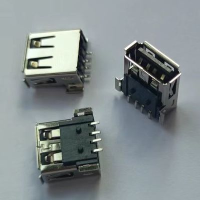 USB 2.0 τύπου A Σύνδεσμος θηλυκό δεξιά γωνία SMT τύπου